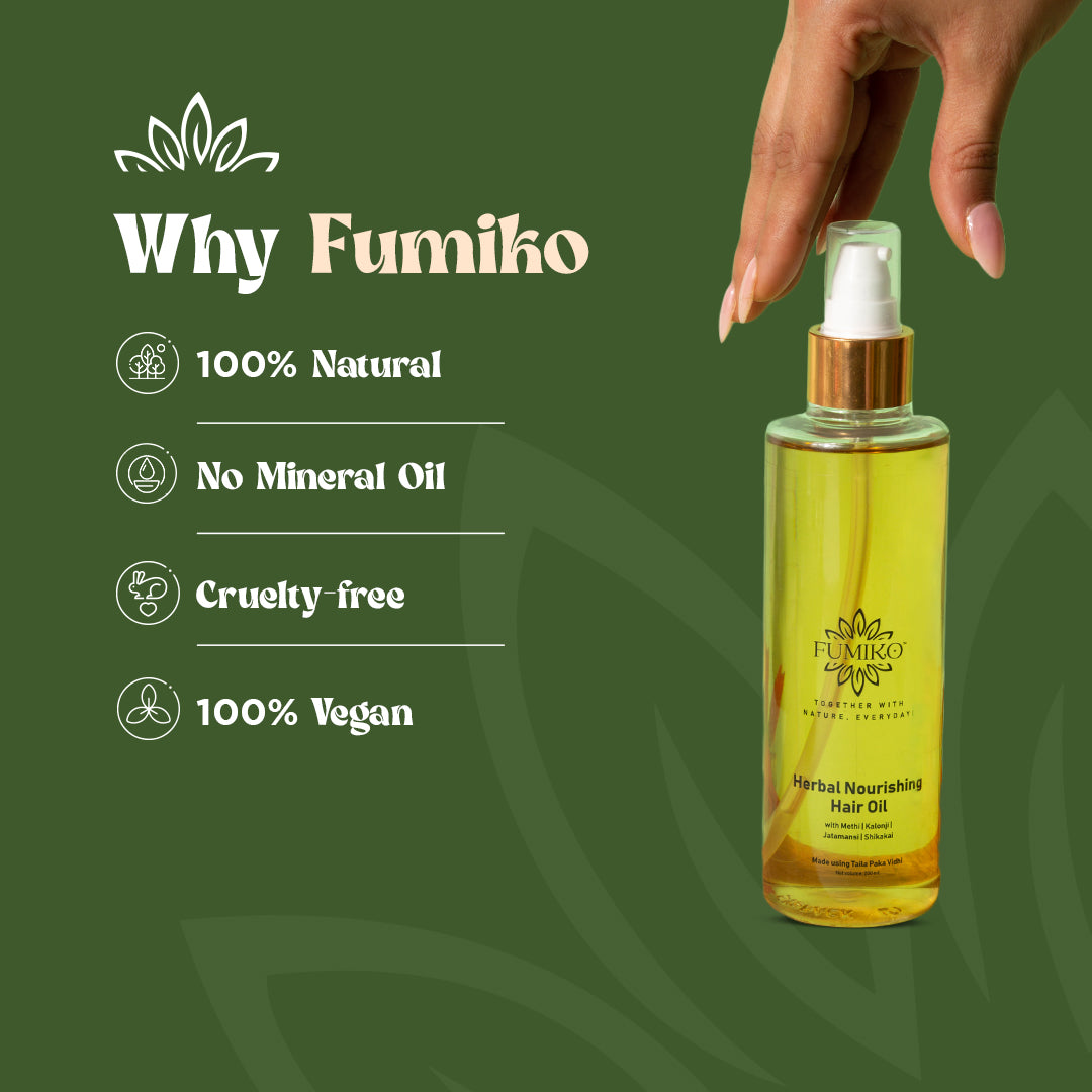 Fumiko Herbal Nourishing Hair Oil | 200 ml