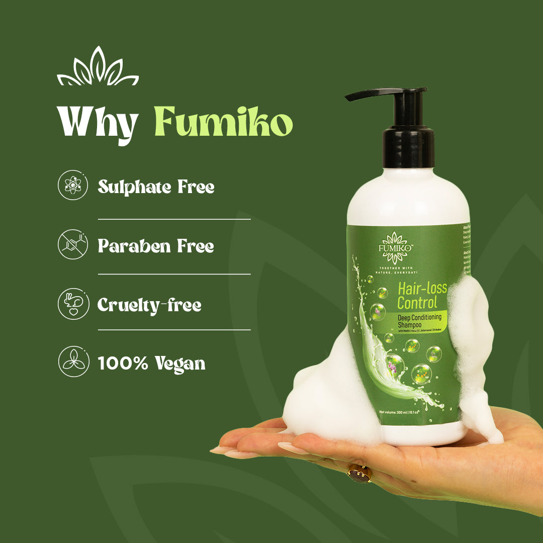 Fumiko Hair-loss Control Deep Conditioning Shampoo  (300 ml)