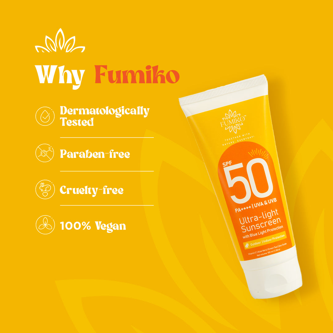 Fumiko Ultra-light Sunscreen SPF 50 PA++++ (50 ml)